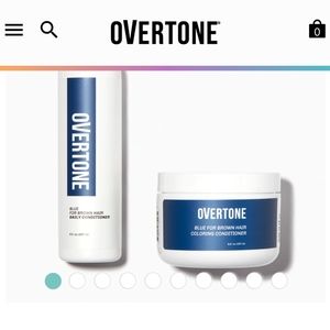 **Brand New** Overtone Blue for Brown hair duo